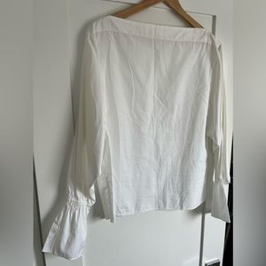 Toteme classic white cotton blouse